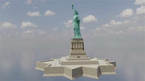 Statue Of Liberty Minecraft Tutorial