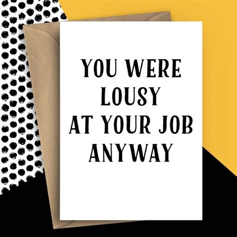 Buy Funny Coworker Goodbye Card, Funny Leaving Card, Funny New Job Card ...