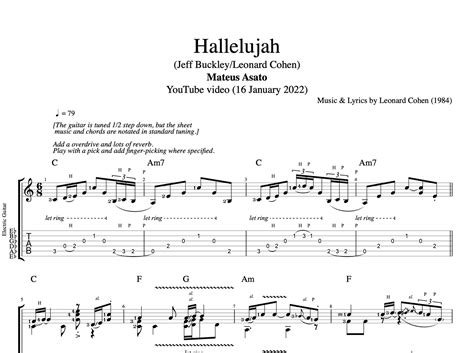 Hallelujah Leonard Cohen Guitar Chords