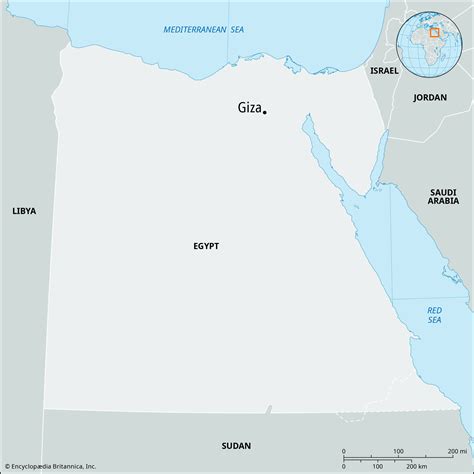 Where Is The Great Pyramid Of Giza Located On A Map at James Glassman blog