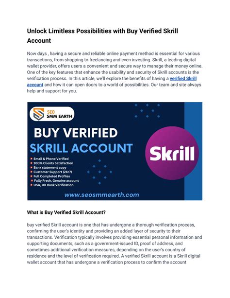 PPT - top 5 Best Site To Buy Verified Skrill Account? PowerPoint ...