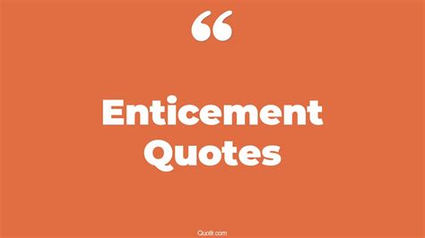 Image result for Enticement Script