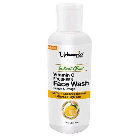 Frusheen Vitamin C Instant Glow Brightening Face Wash|Urbaano Herbal