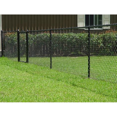 Merchants Metals 4-ft H x 50-ft W 9 -Gauge Black Galvanized steel Chain ...
