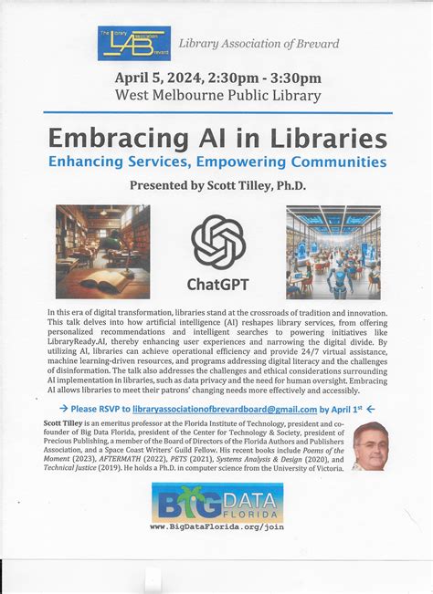 Continuing Education Event. April 5, 2024, 2:30-3:30 at West Melbourne ...