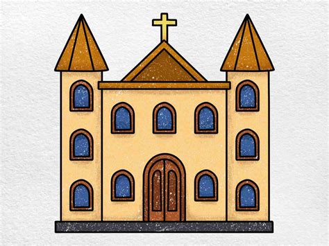 How to Draw a Cathedral - HelloArtsy