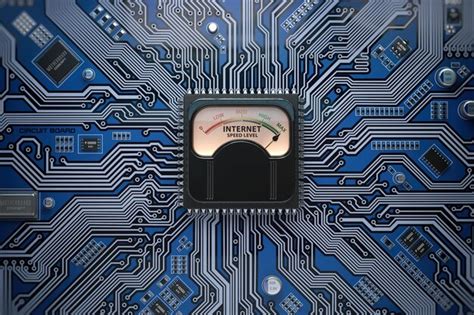 Internet speed level connection concept maximum internet speed on meter ...