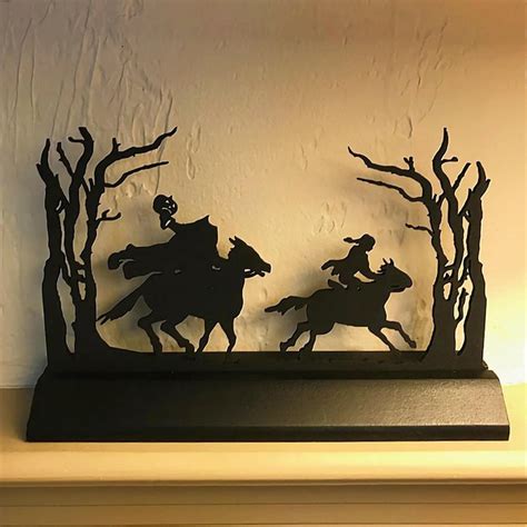 Headless Horseman Statue for Halloween Decor, Wooden Headless ...