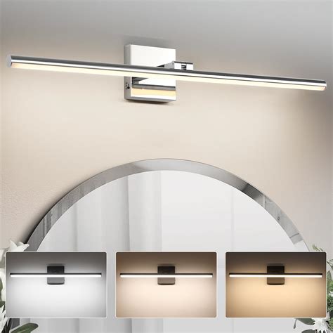 BrkNit 32 Inch LED Bathroom Vanity Light (3000K/4000K/6000K, Dimmable ...