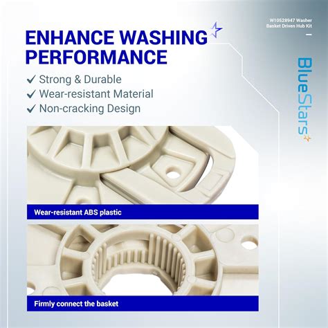 BlueStars W10528947 W10396887 Washer Basket Driven India | Ubuy