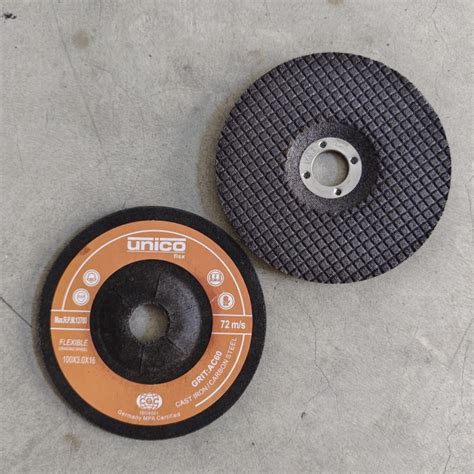 Promo Unico Batu Gerinda Poles Flexible Metal / Steel / Besi 4" AC 60 ...