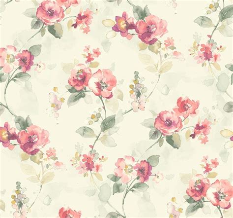 Buy Rose Wallpaper Floral Wallpaper Chinoiserie Wallpaper Vintage ...
