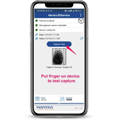 Mantra RD Service, Mantra MFS 110 Fingerprint Registered Device