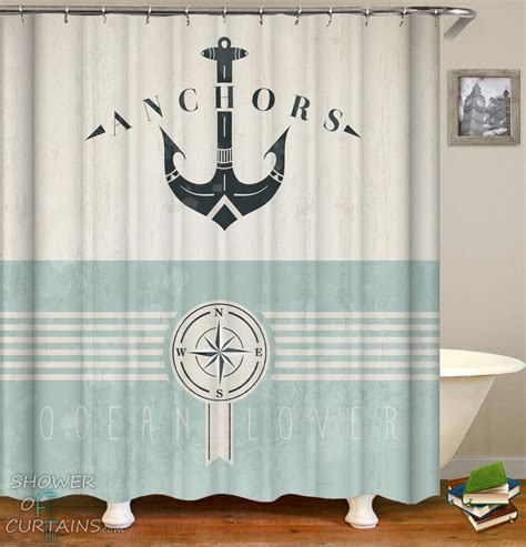 nautical shower curtains