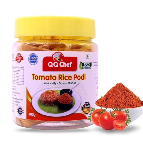 QQ Chef Tomato Rice Powder Paruppu Podi for Rice, Idly, Dosa, Dishes ...