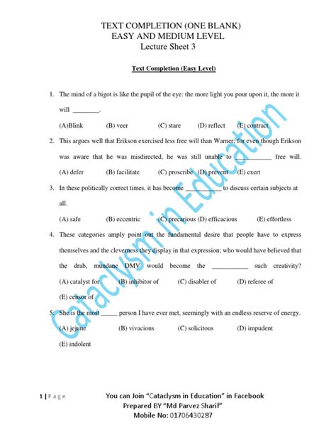 Image result for Text Completion Practice