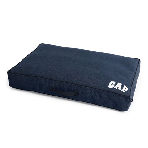 Gap Denim Logo Flat Pet Bed with Embroidery, Organic | Ubuy India