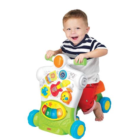Buy HAP-P-KID 3 in 1 Musical Ride-On Walker 3 Ways to Play - Sit, Stand ...
