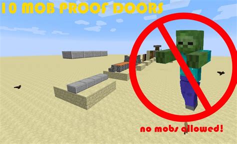 Image result for Minecraft Mob Door Tutorial