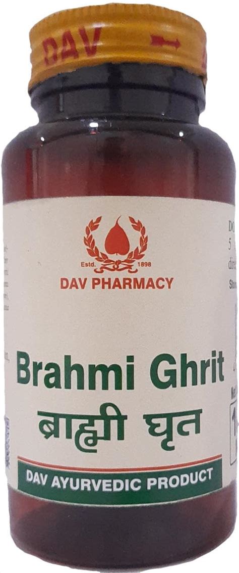 Buy DAV Pharmacy Brahmi Ghrit (100 ml) Online at Low Prices in India ...