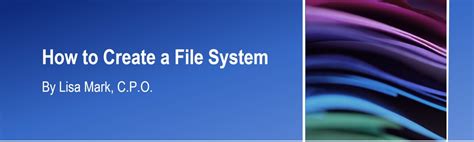 Image result for How to Create a File System