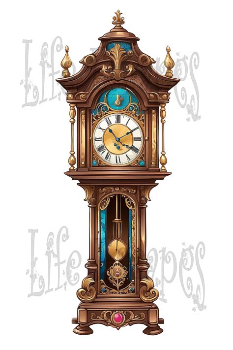 Grandfather Clock Clipart