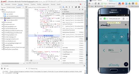 Debugging Chrome 的图像结果