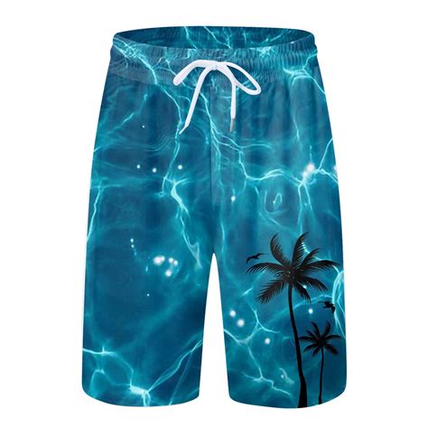 Hexplore Mens Long Swim Trunks Mens Trunks Mens Swimsuit Mesh Lined ...
