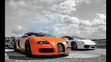 Lamborghini Pictures Of A Bugatti by Bugatti Veyron W Mansory Exhaust Vs Lamborghini Gallardo Lamborghini Pictures Of A Bugatti