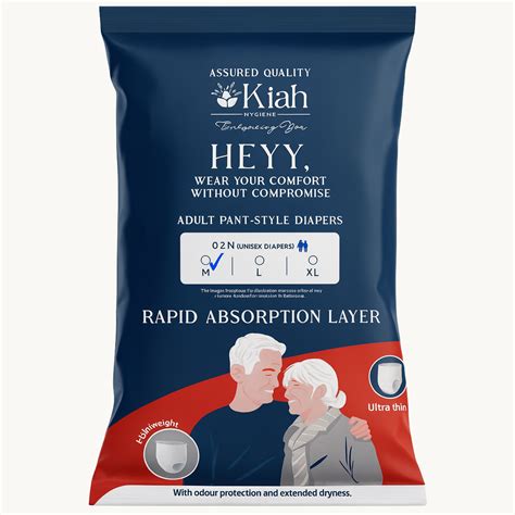 KIAH Pant Style Adult Diapers - Size L | 2N Packs | Travel Pack – Shop Kiah