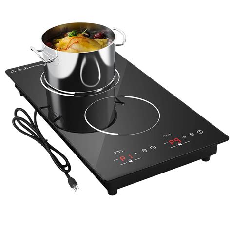 12 Induction Cooktop Double Induction Cooktop 2 Burner 110v 120v ...