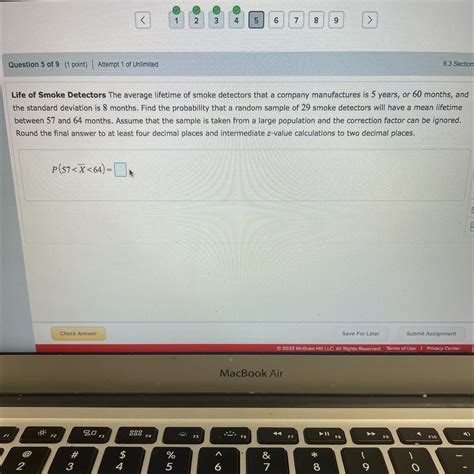 The average lifetime of smoke detectors that a company manufactures is ...