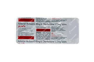 Zilzox Ch 40/12.5 MG | Order Zilzox Ch 40/12.5 MG Tablet Online at Truemeds