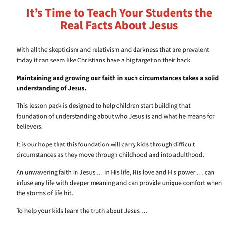 Facts About Jesus