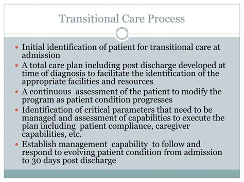 Image result for Transitional Care Word