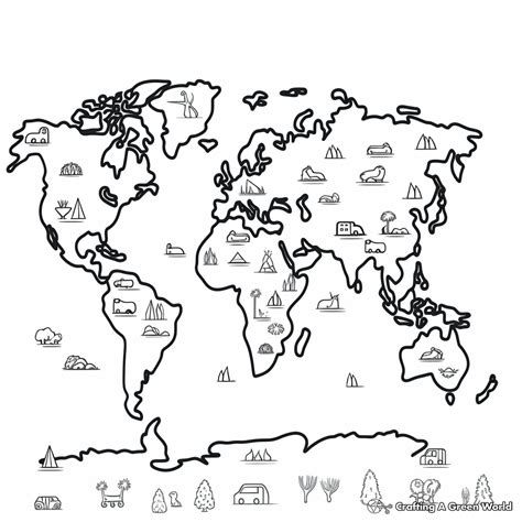 World Map Outline Color 的图像结果