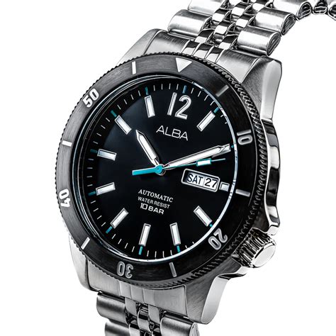 Alba Men Black Dial Automatic Watch – AL4645X1 – KRISHNA WATCH COMPANY