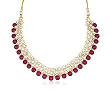 Sukkhi Exotic Kundan Gold Plated Wedding Jewellery Choker Necklace Set ...
