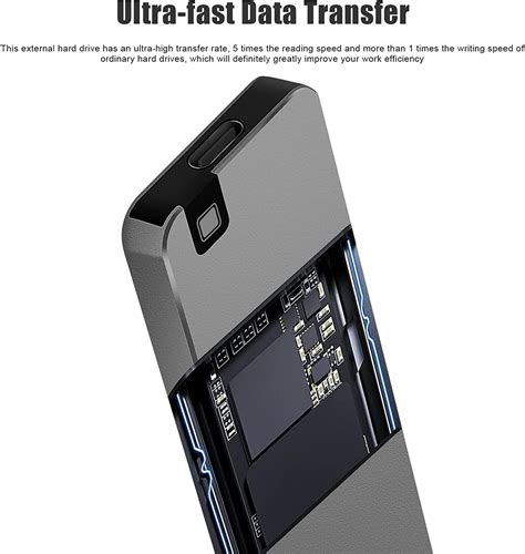 Buy zzbbkkzz External Hard Drive 7TB, Portable SSD External Solid State ...