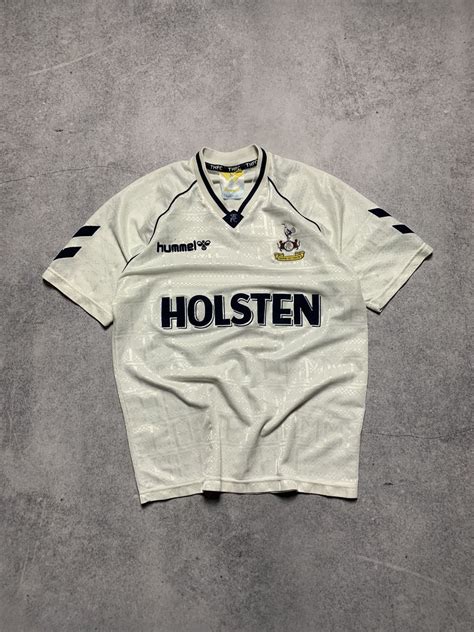 Hummel × Soccer Jersey × Streetwear RARE TOTTENHAM HOTSPUR 1989 HOME ...