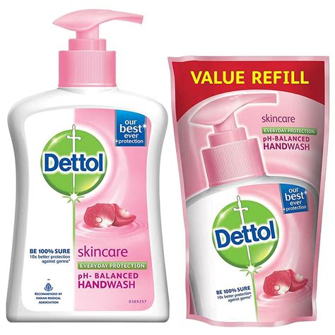 Buy Dettol Skinkare 200ml+Free Liquid Handwash Online at Lowest Price ...