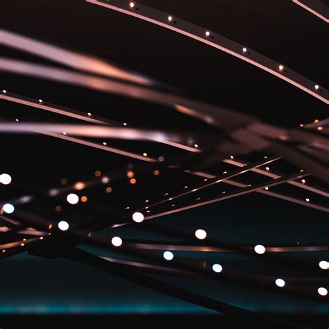 Download wallpaper 2924x2924 design, lights, circles, lines hd background