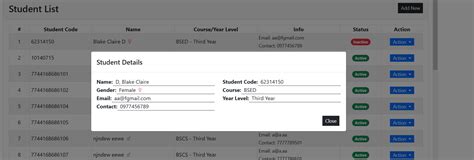 Student Attendance System Using HTML CSS and JavaScript 的图像结果