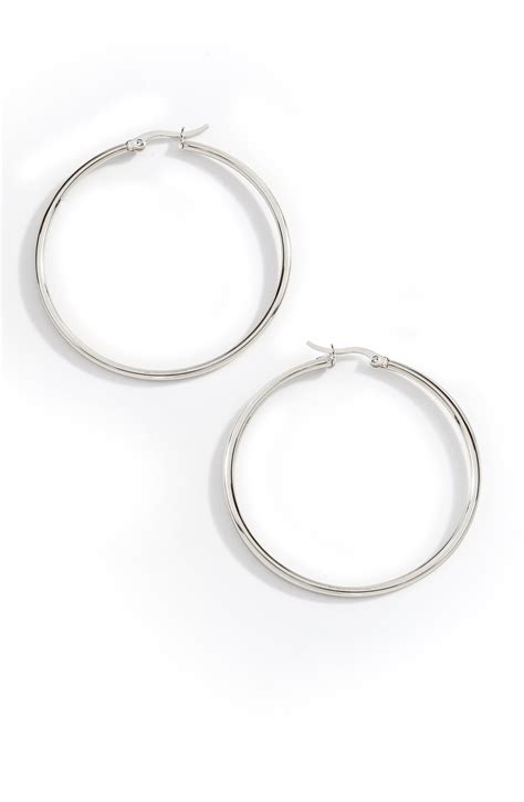 Mint & Lily Lynette Large Hoop Earrings | Nordstrom
