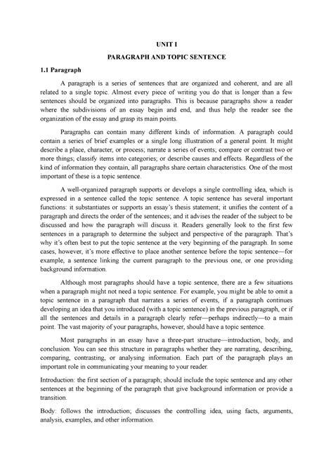 Image result for What Is a Paragraph Example