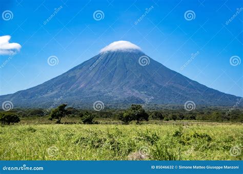 Volcano Concepcion on Ometepe Island in Lake Nicaragua Stock Photo ...