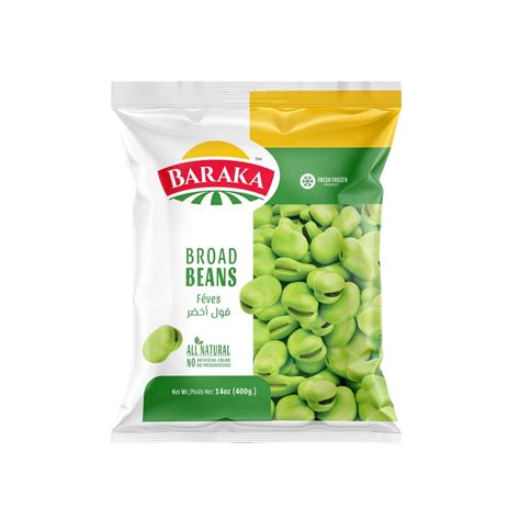 BARAKA Green Broad Beans 400 gm • Halal Meat & Grocery By Halal 4 ALL