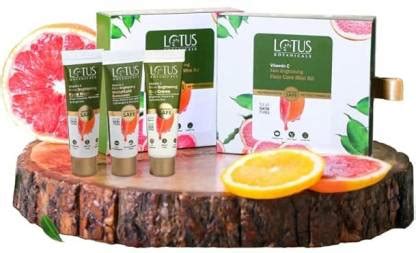 Lotus Botanicals Skin Brightening Face Care Vitamin-C Mini kit Price in ...