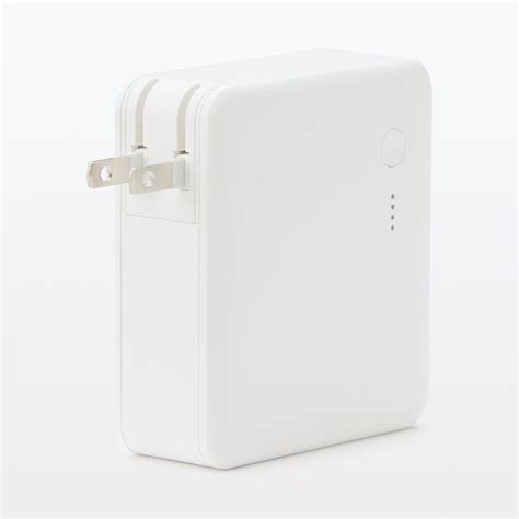 急速充電ができるモバイルバッテリー付充電器 10000mAh USB－C／A | 無印良品