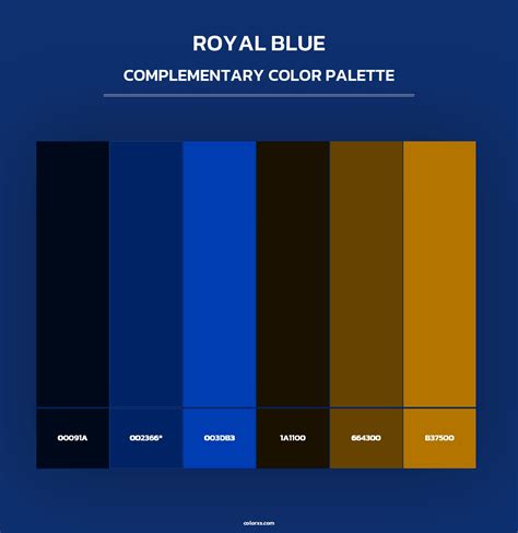 Royal Blue Color Palette